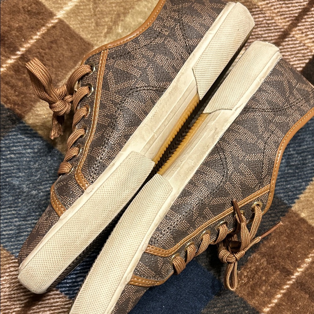 MICHAEL Michael Kors Brown Patterned Sneakers - image 5